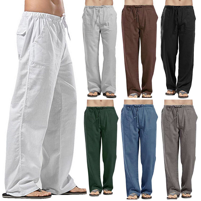 💥👖【40-120kg】Pantalones casuales para hombre, confeccionados en tela de algodón de alta calidad, suaves y transpirables ✅️Pago contra entrega