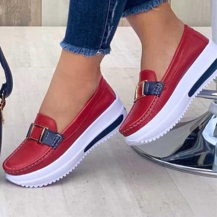 🔥50%OFF🔥🩰【35-43】2025 nowy styl damskie buty casualowe buty z grubą podeszwą miękkie i wygodne