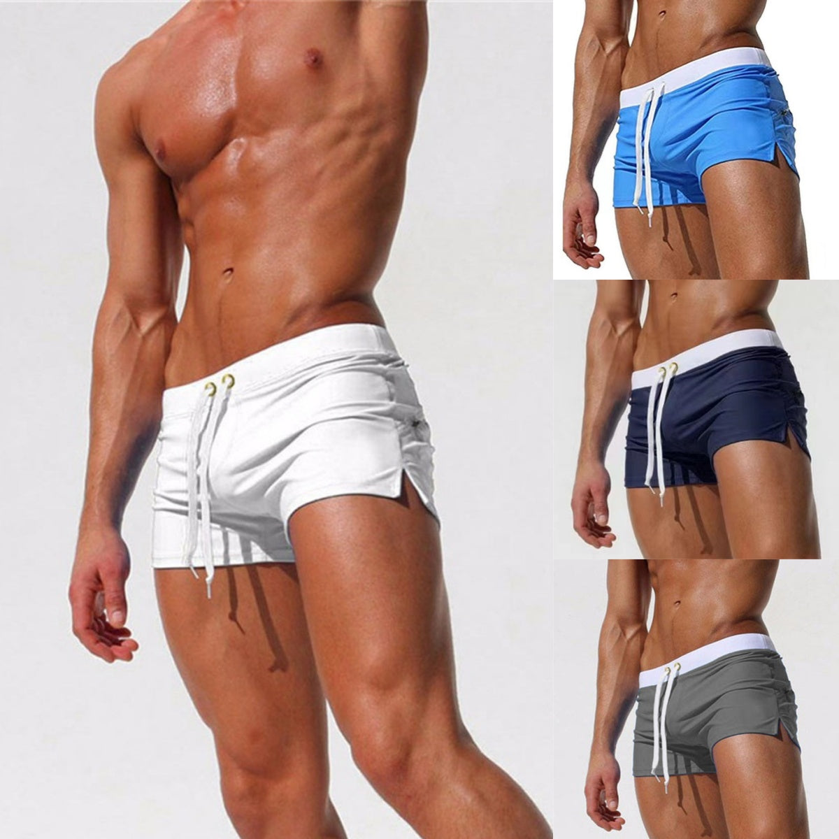 🔥🌴【Gorąca wyprzedaż latem】【S-3XL】2025 nowe letnie modne szybkoschnące męskie spodenki sportowe, kąpielówki