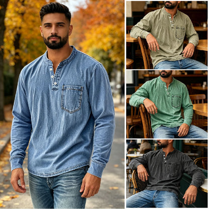 👔Camisa casual de manga corta para hombre, ideal para primavera/verano.