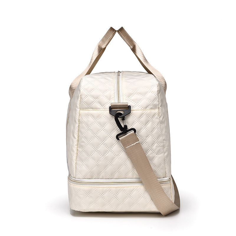 🔥✨【50% отстъпка✨】Чанта с голям капацитет и дизайн за отделяне на мокри и сухи вещи, подходяща за пътуване и фитнес.