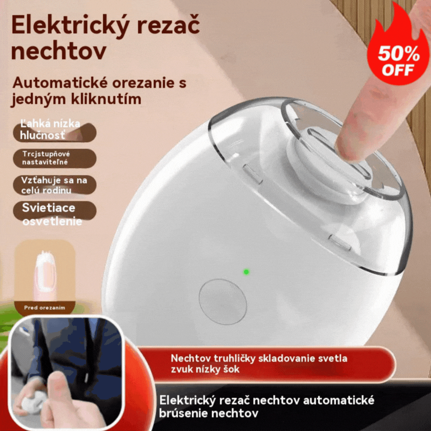 💅 Kúpte 1 a získajte 1 zadarmo! ✨ Automatický pilník na nechty 1, bezpečná a šetrná starostlivosť o nechty 👶🔧