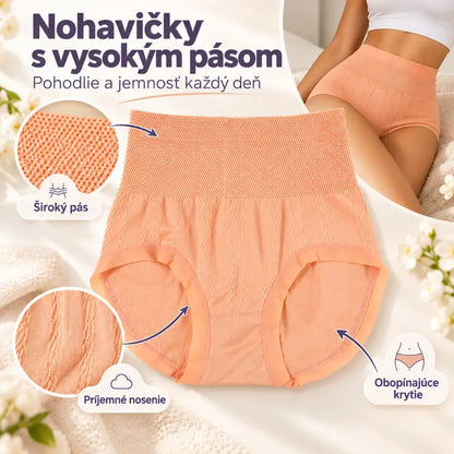 🔥✨【Ponuka za polovičnú cenu🔥】 – Dámske antibakteriálne zoštíhľujúce nohavičky s vysokým pásom👙