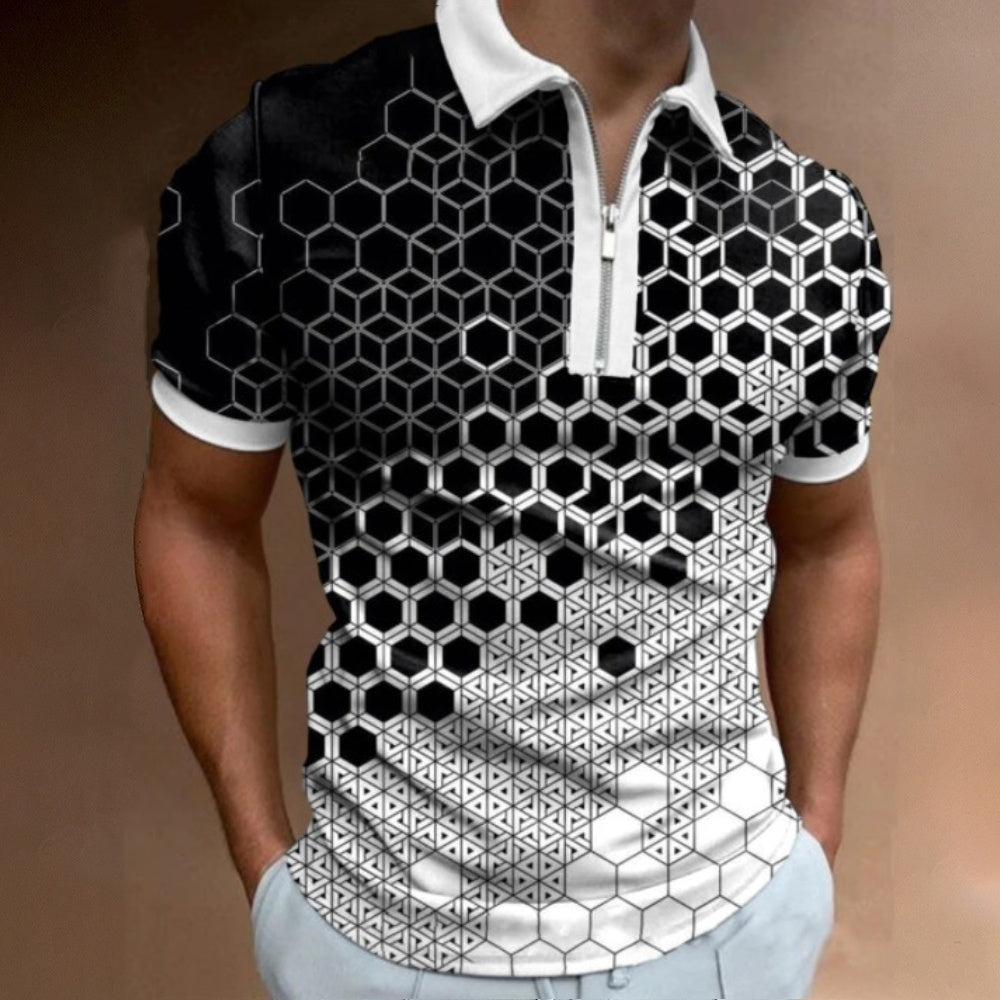 🌿【Kup jeden, drugi gratis】【S-3XL】Nowa letnia męska koszulka polo na zamek 2025