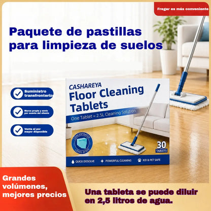 ✨【3 paquetes, 90 pastillas en total】Toallitas limpiadoras de suelos solubles en agua ✅️Pago contra entrega