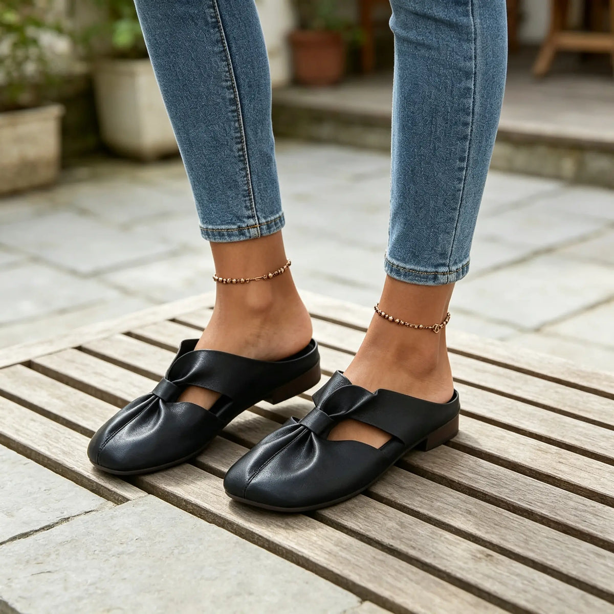 🔥Compre 1 y obtenga 1 gratis👡【35-42】Sandalias retro Zapatillas planas de verano para mujer