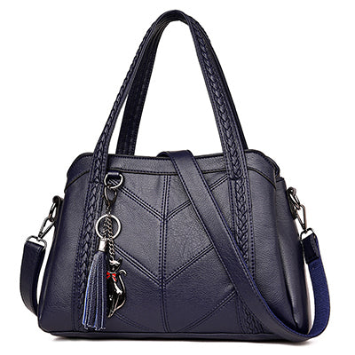 👜 Bolso clásico retro de gran capacidad y múltiples compartimentos para mujer, nuevo modelo 2026 de piel suave