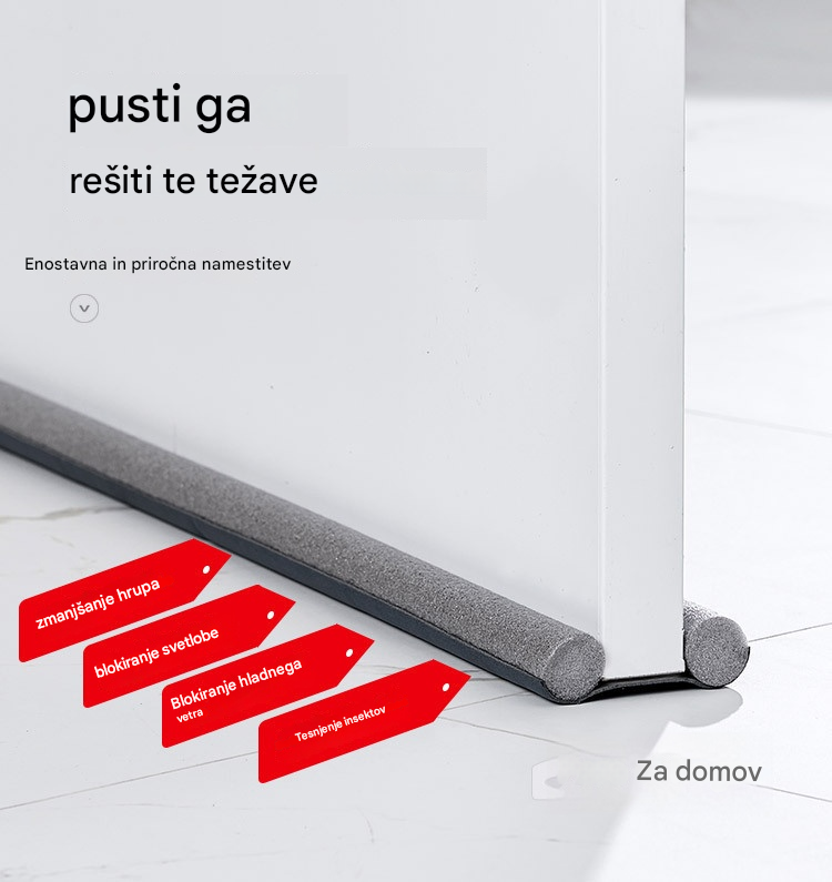 🚪🔥Plačilo ob dostavi🔥🚪【Kupite 2, dobite 2 gratis】Vakuumsko tesnilni trak za spodnjo stran vrat, odporen proti vetru, toplotni izolaciji, prahu💨