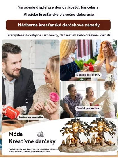 ✨⛪ Božični okraski za namizne mize, akrilni okraski