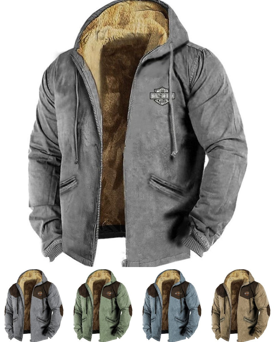 🔥💥【M-5XL】Sudadera con Capucha para Hombre 2025 – Moda de Otoño e Invierno, Refuerzo, Cálida y Cómoda para el Frío
