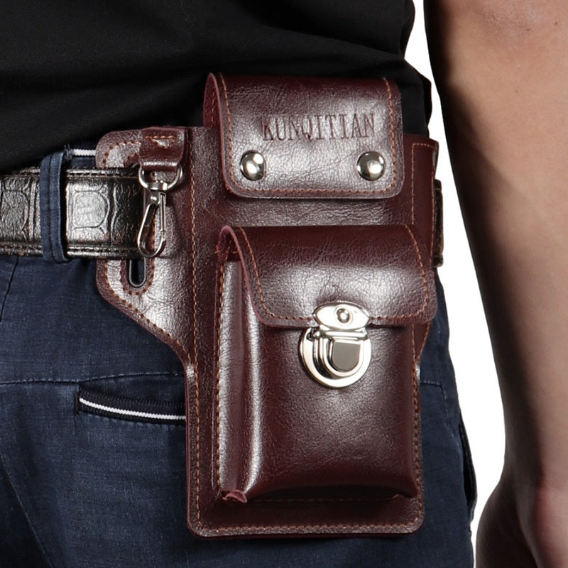 🔥👜【Kup jeden, a drugi dostaniesz gratis】Nowa męska wielofunkcyjna torba na telefon