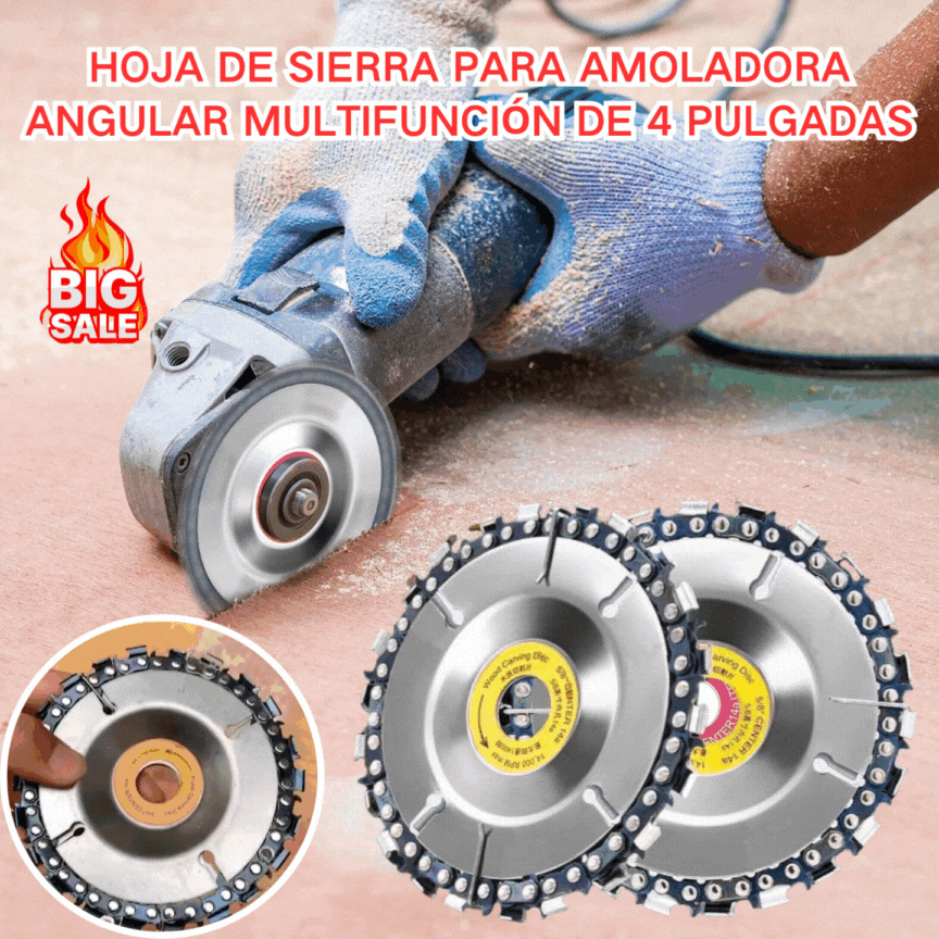 ⚙️🛠️【Kup 1, otrzymaj 1 gratis + Darmowa dostawa】🤩Tarcza tnąca wielofunkcyjna 4-calowa do szlifierki kątowej