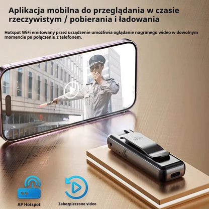 🔥Hit Sprzedaży 【Rabat 50%】⏳ Profesjonalna kamera akcji piersiowa, przenośny rejestrator wideo z wysoką rozdzielczością obrazu