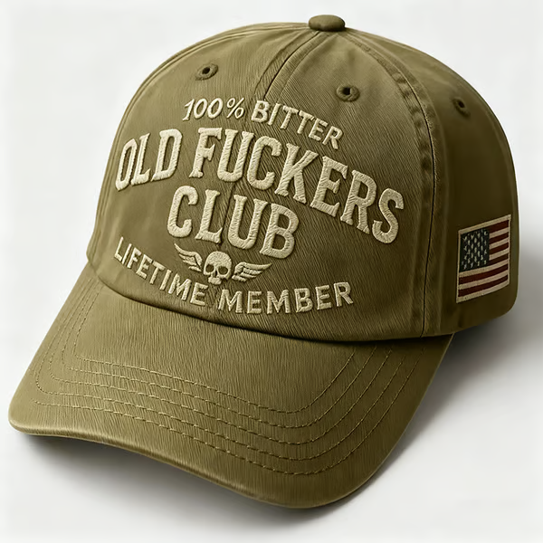 🔥🧢【Plačilo ob dostavi】Klub starih fantov - Retro bombažna baseball kapa
