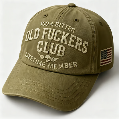 🔥🧢【Plačilo ob dostavi】Klub starih fantov - Retro bombažna baseball kapa