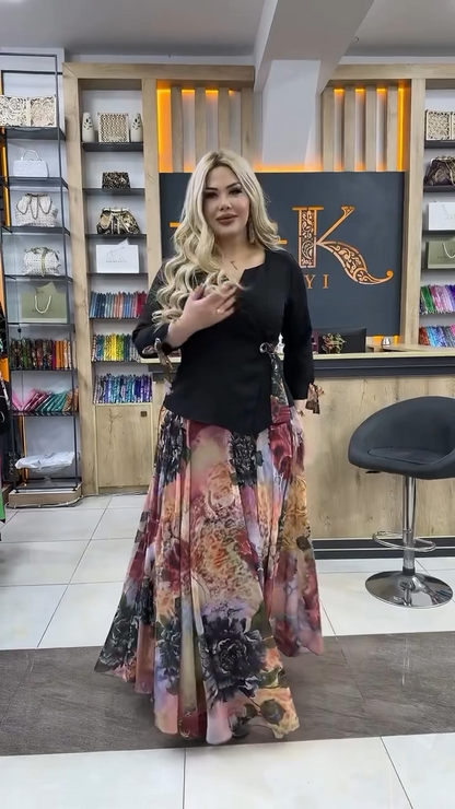 🔥✨【S-5XL】2025 Wiosna Nowa Moda Elegancka Casualowa Wysokiej Jakości Długa Sukienka Damska