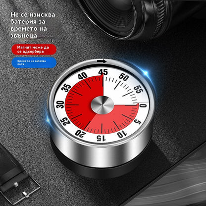 🔥Неръждаем механичен таймер с магнит – Вашият кухненски асистент! ⏲️
