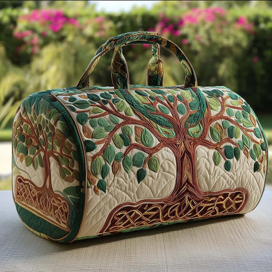 Bolsa de viaje acolchada con estampado nuevo, bolso de mano multifuncional para deporte y gimnasio, ideal para viajes cortos.