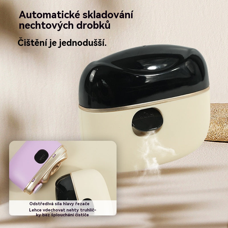💅【30% sleva】 Plně automatické bezdrátové přenosné elektrické kleštičky/pilník na nehty 2 v 1