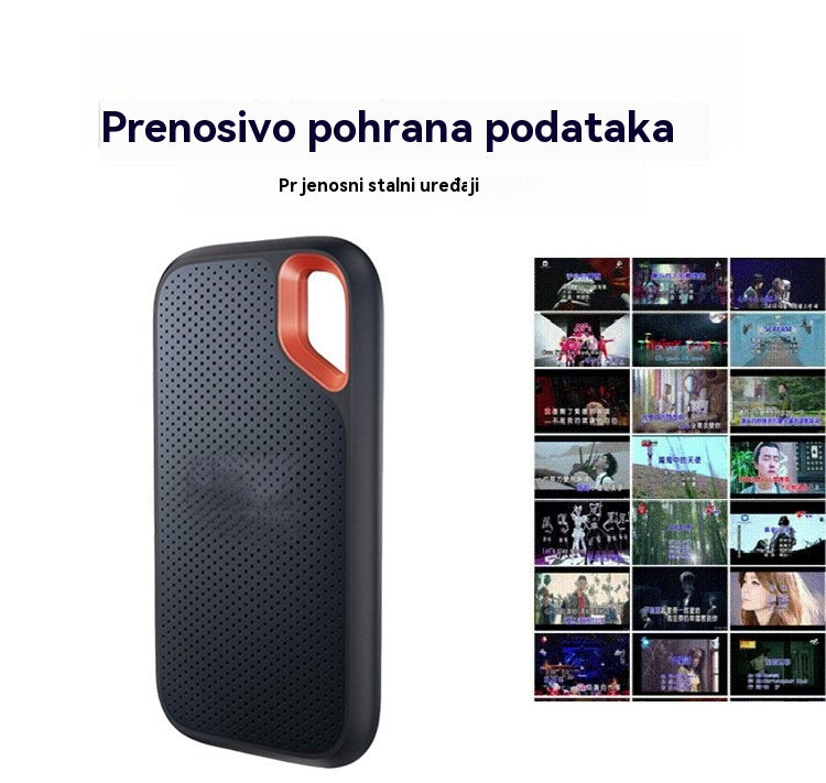 💥⚡【Plaćanje pouzećem】【16TB】Brzi prijenosni tvrdi disk velikog kapaciteta