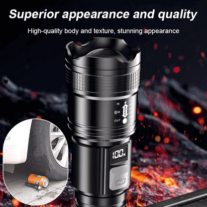 🆕🔦【Ograniczona czasowo zniżka】💥Nowa latarka patrolowa do użytku na zewnątrz, duża moc i duży zasięg