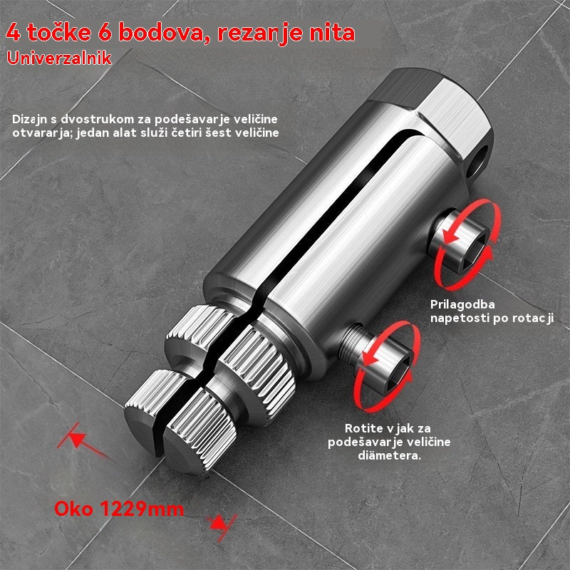 🔥🌟【Kupite 1, dobijte 1 gratis】Alat za vađenje slomljenog navoja za kutnu slavinu, univerzalna slavina