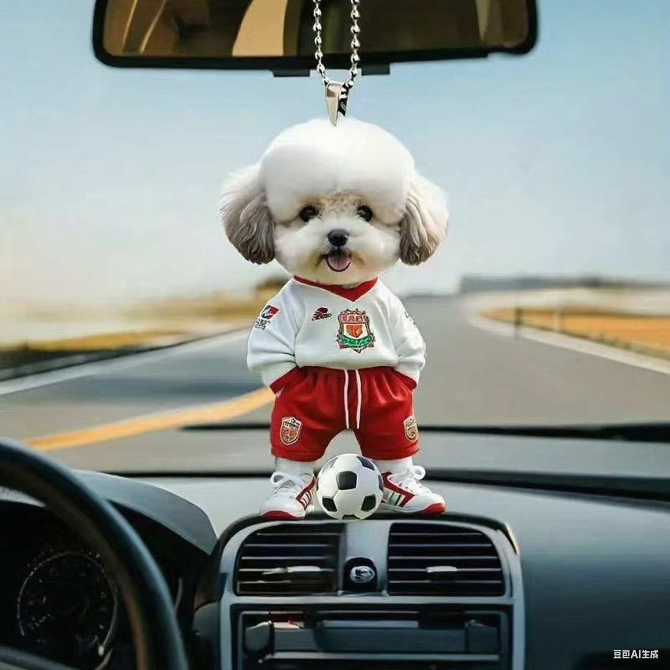 💖Bestseller🐶【5 szt.】 Kreatywny i uroczy pluszowy brelok z pieskiem, idealny jako dodatek do wnętrza samochodu lub ozdoba torebki