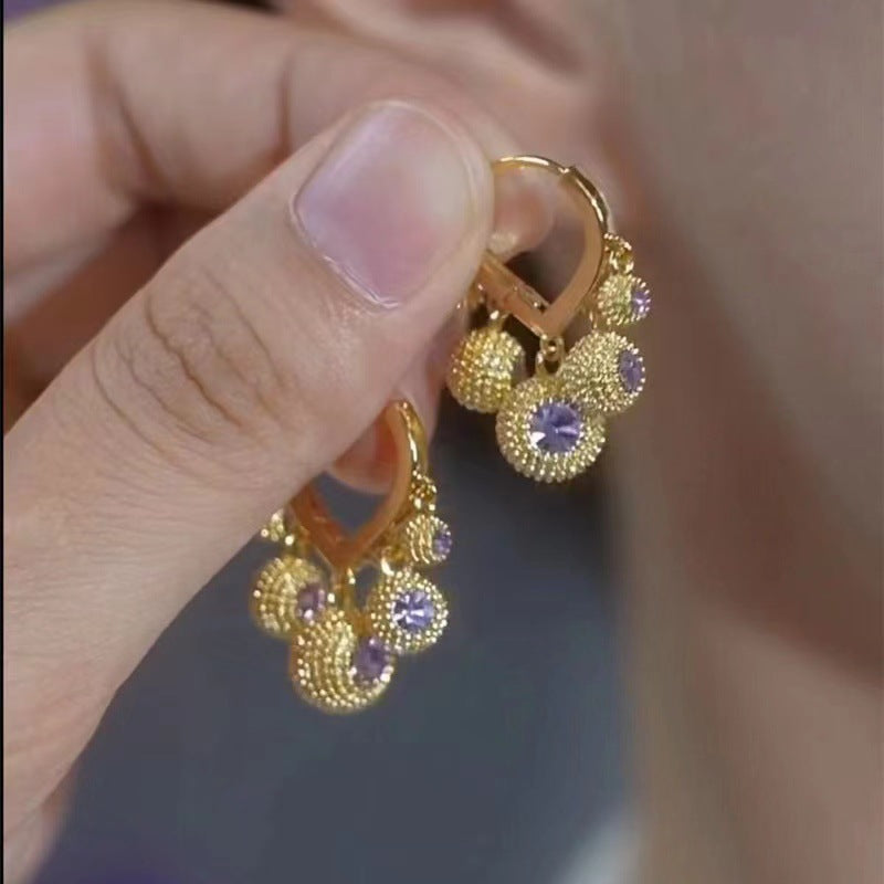 🎁✨[Para kolczyków]✨2025 Nowe luksusowe kolczyki z diamentami Durian