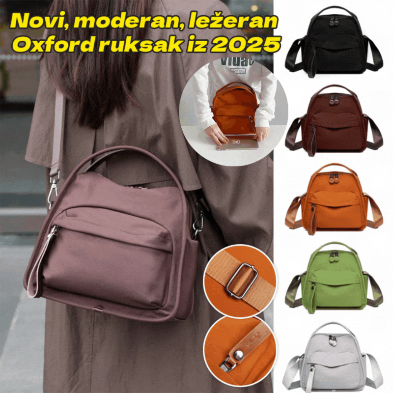 💖Vruće prodavano💥Nova moderna, jednostavna, svestrana torba od oxfordske tkanine preko tijela za putnike na posao, lagana i ležerna