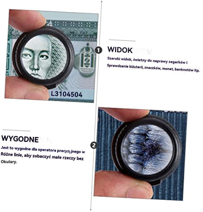 🔍🔥Lupa do okularów 8x 15x 23x ze światłem optycznym LED. Nadaje się do mechanicznych narzędzi do naprawy zegarków, naprawy, grawerowania, oceny biżuterii antycznej