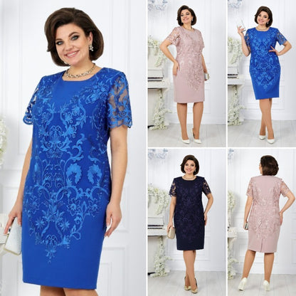 [🏆Najlepiej sprzedający się produkt]😍[S-3XL] 2025 nowa koronkowa sukienka, klasyczny krój, elegancka i prosta-3916596