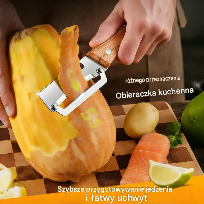 💥Kup jeden, a drugi dostaniesz gratis!💥🔪Wielofunkcyjna obieraczka ze stali nierdzewnej🧅