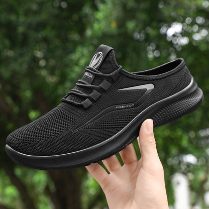 🔥🎉【50% de descuento✨】【Tallas 39-48】Zapatillas casuales de punto de malla transpirable para hombre, ideales para el verano.