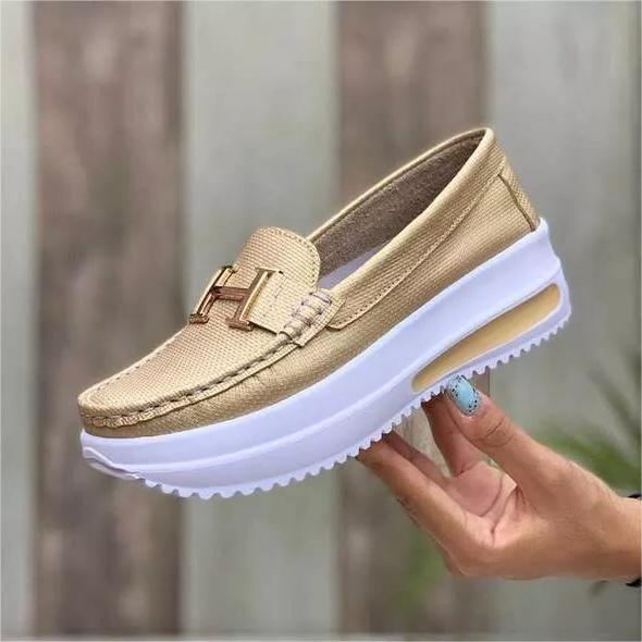 🔥50%OFF🔥🩰【35-43】2025 nowy styl damskie buty casualowe buty z grubą podeszwą miękkie i wygodne