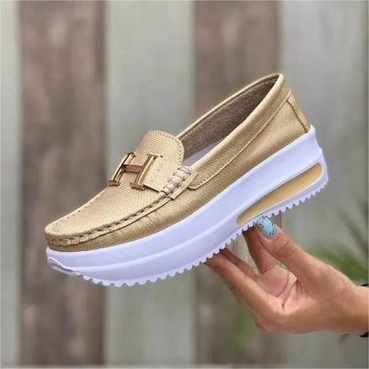 🔥50%OFF🔥🩰【35-43】2025 nowy styl damskie buty casualowe buty z grubą podeszwą miękkie i wygodne