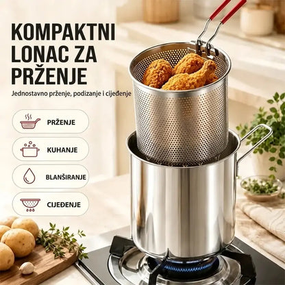 🔥 ZADNJI DAN! -50% | Višenamjenska friteza 304 | Jednostavno, brzo i bezbrižno kuhanje 🍳