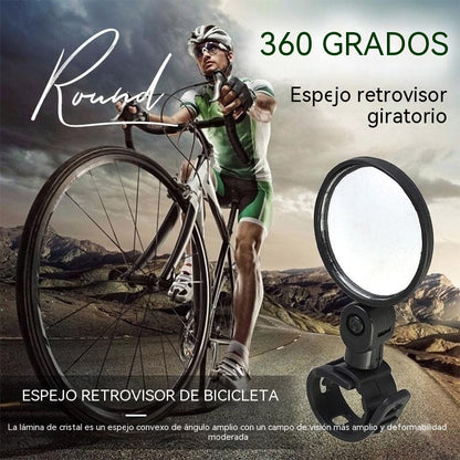 【50% OFF】【1 par 22 euros】🚴🏍️Espejo retrovisor giratorio de 360 grados