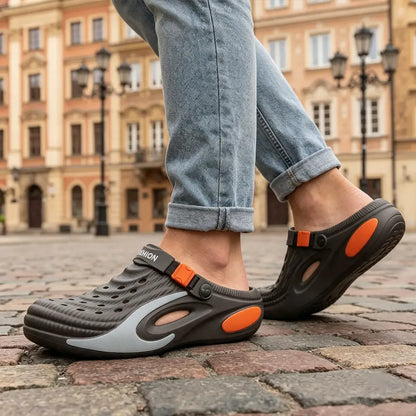 👟🌬️ Sandalias multifuncionales para hombre (suela de EVA engrosada): antideslizantes, ultraligeras y transpirables 🏃‍♂️