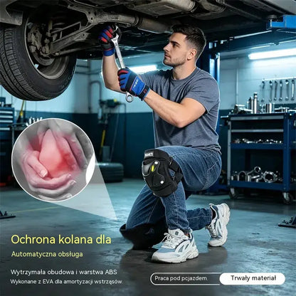 Fluorescencyjne nakolanniki ochronne na każdą porę roku