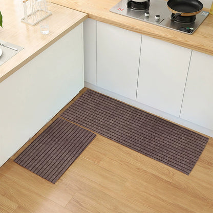 💥👍💦【Plačilo ob dostavi】(40*60cm + 40*120cm) Nedrseča kuhinjska podloga, s protizdrsnimi črtami, vpojna in olje vpijajoča