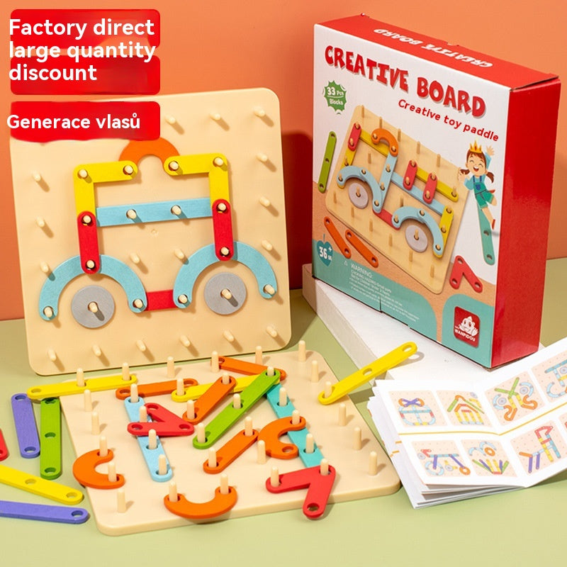 🧩✨Dětská vzdělávací stavebnice - všestranná hračka🌟