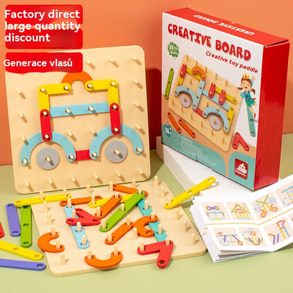 🧩✨Dětská vzdělávací stavebnice - všestranná hračka🌟