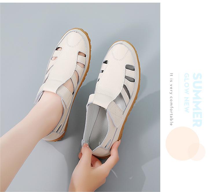 ✨【35-43】 Letnie ręcznie robione sandały retro z miękką podeszwą na rzepy