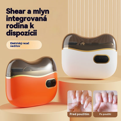✂️💅🔥Kúpte 1, získajte 1 zadarmo!🔥 Multifunkčný elektrický pilník na nechty, elektrický klieštik na nechty s ochranou proti privretiu