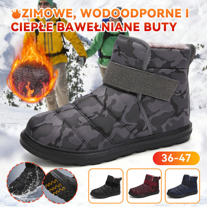 💥darmowa wysyłka💥 Ekstremalnie zimne buty śnieżne, wodoodporne, antypoślizgowe i ocieplane polarem.