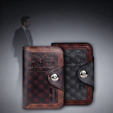 🔥😎【50% отстъпка✨】Мъжки портфейл с голям капацитет - стилен, практичен, зрял и елегантен бизнес стил.