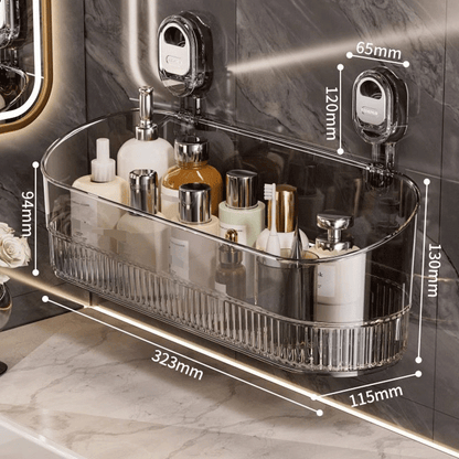 🍽️🧺Ograničena ponuda🔥🔥Držač s usisnom čašom bez bušenja, zidni stalak za odvod u kuhinji i kupaonici