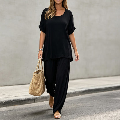 💃💃【S-5XL】 Traje casual de talla grande para mujer 2026 【Top + Pantalones】