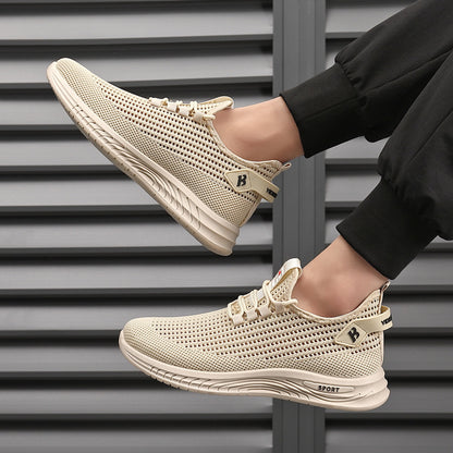 【39-44】2025 Letnie oddychające, rekreacyjne, ultralekkie, sportowe buty z siateczki