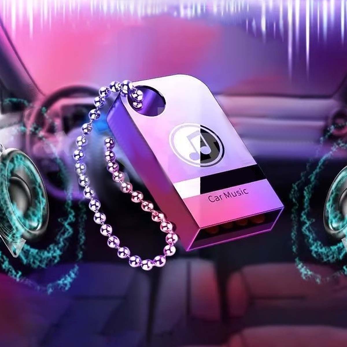 📢50% zniżki—【Music U Disk】 Zawiera 8000 utworów, 600 MV, efekty dźwiękowe 6D